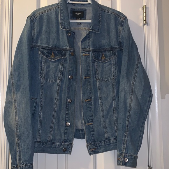 Men's Jean Jacket - Forever 21 - size medium - Picture 1 of 3